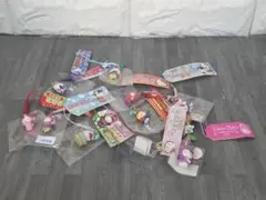 ハローキティ ご当地その他ストラップ10個セット現状品