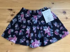 【新品・未使用】べべ　BEBE 花柄　スカート　100cm キッズ