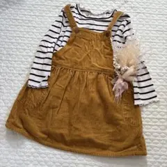 zara kids ○ザラキッズ○ジャンスカ&ボーダーカットソーセット　98㎝