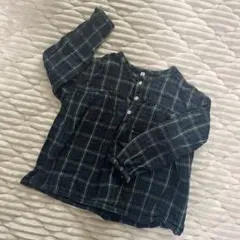 無印　チュニック　長袖カットソー　130