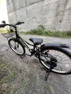京都市内引渡し希望】24インチ自転車(黒) 6段変速(男の子) - メルカリ