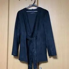 ZARA スエードジャケット　ブラックMサイズ
