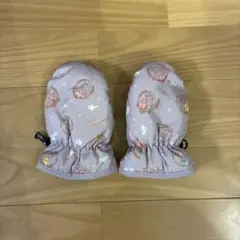 【美品】ディズニープリンセス柄 キッズ手袋 3〜4歳　スノーグローブ
