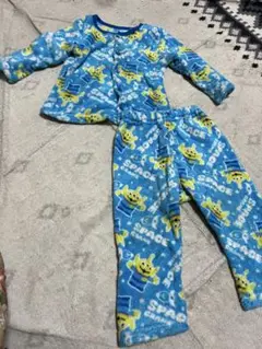 リトルグリーンメン もこもこパジャマ 90サイズ