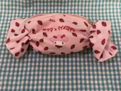 訳有新品　マイメロディ　サクマドロップ　いちごみるく　キャンディポーチ　おまけ付のサムネイル