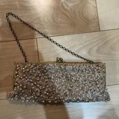 Di bello TOPKAPI ビーズ クラッチバッグ パーティ ウェディング