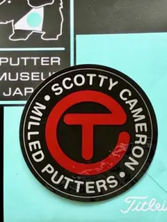 スコッティキャメロンサークルTステッカーレッドカラー