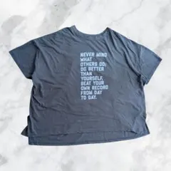 00’ Vintage ビッグシルエット 体型カバー Y2K Tシャツ 회색