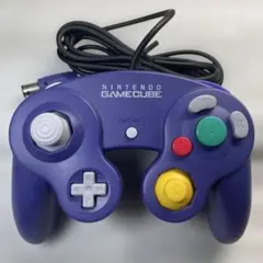 【美品】任天堂 ゲームキューブ コントローラー 後期型　バイオレット