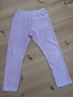 UNIQLO リラックスフィットレギンス（コーデュ ロイライク・10分丈）ピンク