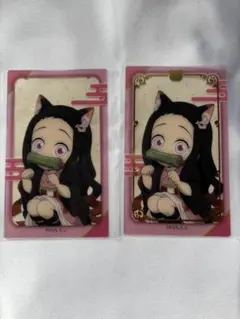 公*o様 鬼滅の刃 立志編 箔押しチェキ風 ブロマイド ハロウィン ナムコ