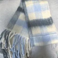 フリンジ付き マフラー 大判