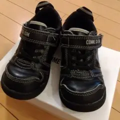 コムサイズム　スニーカー黒　17cm