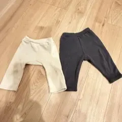 futafuta ベビー パンツ 裏起毛 2枚セット