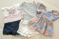 ブランシェス カットソー ショートパンツ 5点セット