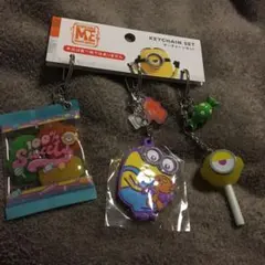 USJ限定　ミニオン　ユニバーサルスタジオ　チャームセット　キーチェーン　ボブ