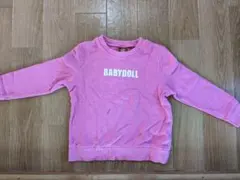 BABY DOLL トレーナー 120 ピンク
