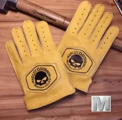 ハーレーダビッドソン バイクグローブ ヴィンテージグローブ レザーグローブ M
