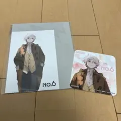 No.6 紫苑　ポストカード・コースター2点セット