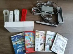 Nintendo Wii 本体 ゲームソフト5本付き