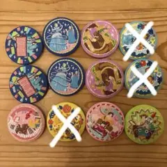 バンダイ　ディズニー刺繍缶バッチ　第2弾　バラ売