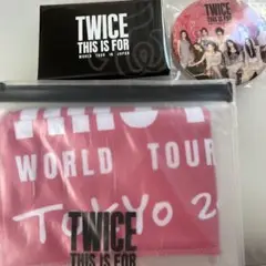 twice アプグレ トレカ セット 特典 缶バッジ スローガン 東京ドーム