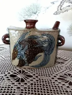 沖縄 壺屋焼 抱瓶（だちびん） やちむん 泡盛 酒器 伝統工芸品 - メルカリ