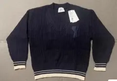 AMI PARIS ネイビー Vネック ニット MM