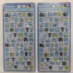 ボンボンドロップシール　はぴだんぶい　サンリオ　文字　クーリア　正規品