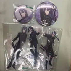 にじさんじ VΔLZ 長尾景 アクスタ 缶バッジ