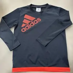 adidas 長袖カットソー 黒/赤