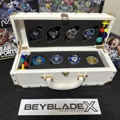 BEYBLADE XベイブレードXレザー調スタッズ付きトランク型ハードケース