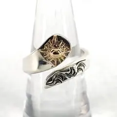 △極上品△磨き済み　アリゾナフリーダム　太陽神　　唐草　リング　約12号 2