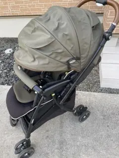 Aprica 折りたたみ式ベビーカーラクーナビッテクッション オリーブ 