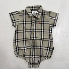 Polo Baby チェック柄ロンパース 70