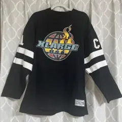 XLARGE ブラック 長袖カットソー Lサイズ ロンT Xlarge 古着