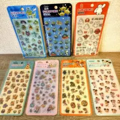 ディズニー ぷくぷくシール 7種類 大量 正規品 ライセンス DISNEY