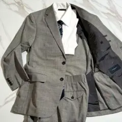 Burberry Londonグレー ビジネススーツ ウールのサムネイル