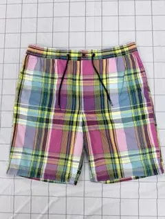 TOMMY HILFIGER チェック柄 リゾートハーフパンツ メンズXL 相当のサムネイル