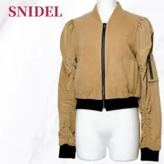 ✨極美品✨スナイデル ボリューム袖 MA-1風ブルゾン ショート丈(F)