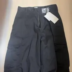 新品 WIDE CARGO PANTS ブラックのサムネイル