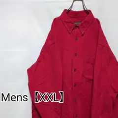 T70【US輸入】ウールリッチ　長袖シャツ【メンズXXL】レッド　ネルシャツ