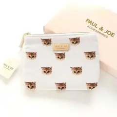 ポール＆ジョー ティッシュポーチ ヌネット グレージュ 猫 キジトラ 