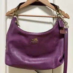 【Y2K・レア】COACH ショルダー ハンド バッグ 紫 ヴィンテージ