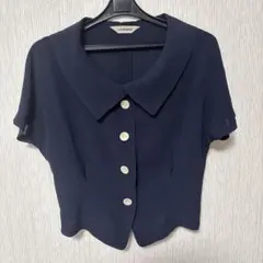 ❣️LAUTREAMONT ネイビー 半袖ジャケットのサムネイル
