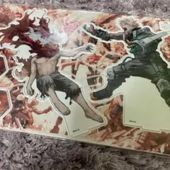 ヒロアカ　アクリルフィギュア　MEGA 爆豪勝己　死柄木弔　原画展