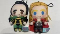 マーベル ぬいぐるみ　クロスバディーズ　marvel MARVEL ソー　ロキ