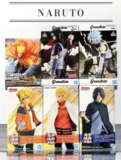 NARUTO BORUTO プライズフィギュア 6体セット まとめ売り - メルカリ
