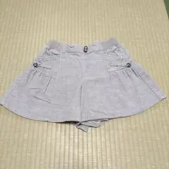 pom ponette コーデュロイ キュロットスカート 130cm