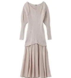 スナイデル　オーガンスカートドッキングワンピース